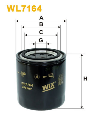 Масляный фильтр KNECHT арт. WL7164