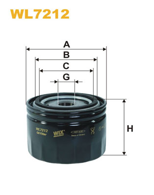 Масляный фильтр BOSCH арт. WL7212