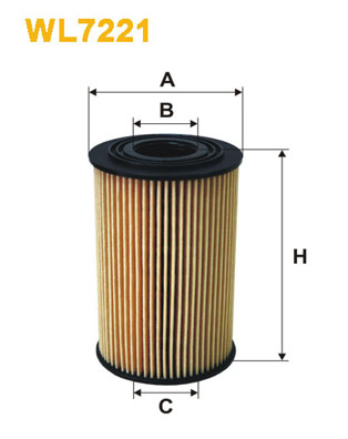 Масляный фильтр MANN-FILTER арт. WL7221