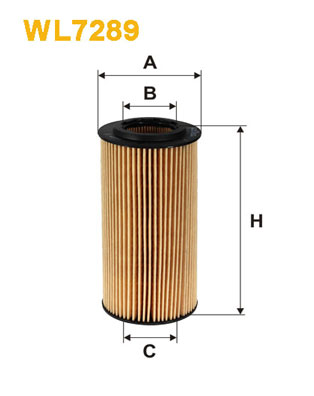 Масляный фильтр MANN-FILTER арт. WL7289