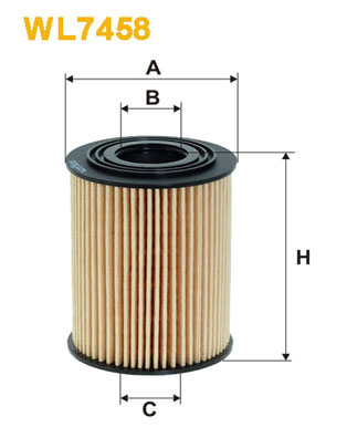 Масляный фильтр MANN-FILTER арт. WL7458