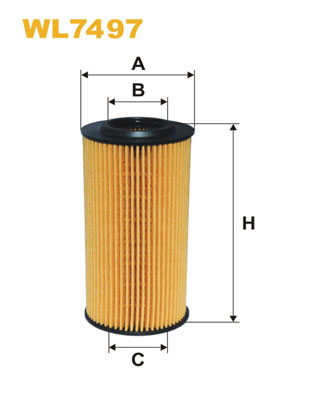 Масляный фильтр MANN-FILTER арт. WL7497