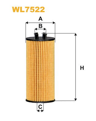 Масляный фильтр MANN-FILTER арт. WL7522