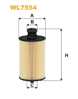 Масляный фильтр KNECHT арт. WL7554