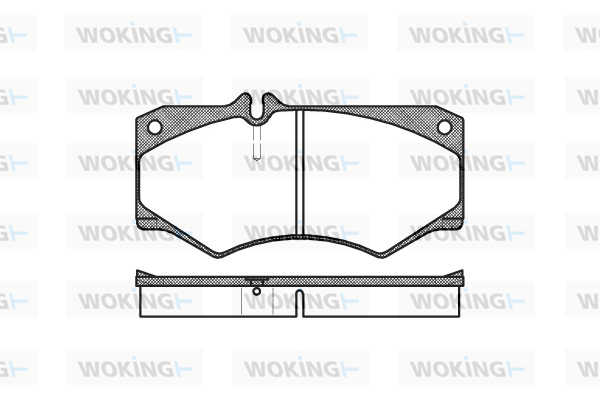 Гальмівні колодки перед. MB W463/ W460 88- TRW арт. P1473.30