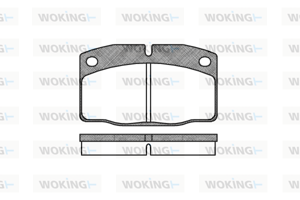 Тормозные колодки дисковые BOSCH арт. P0013.00