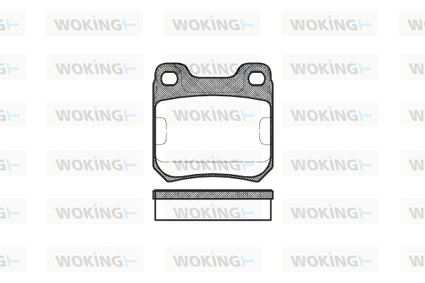 Гальмівні колодки зад. Opel Vectra B/Omega B 94-03 (ATE)  арт. P3393.00