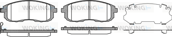 Тормозные колодки дисковые BOSCH арт. P3933.11