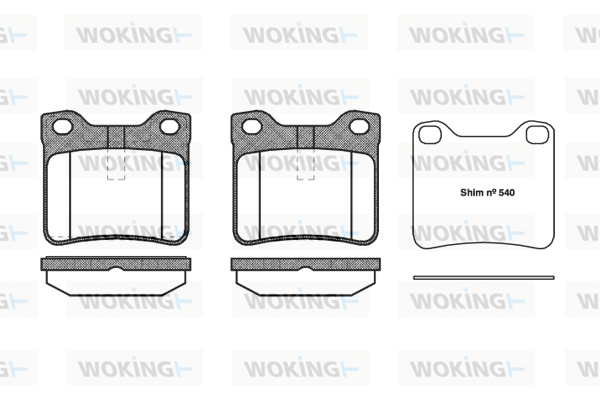 Тормозные колодки дисковые BOSCH арт. P2213.10