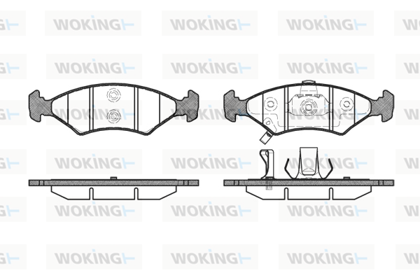 Тормозные колодки передние дисковые ROADHOUSE арт. P4023.22