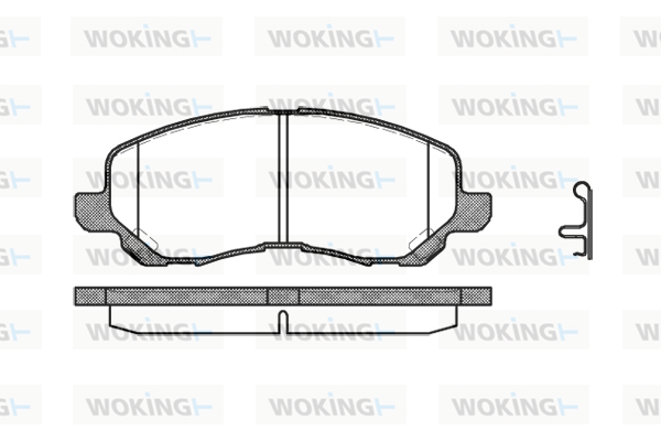 Тормозные колодки передние дисковые BLUE PRINT арт. P904312