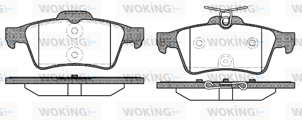 Тормозные колодки дисковые TRW арт. P942340