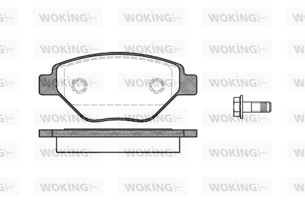 Тормозные колодки дисковые BOSCH арт. P8773.00