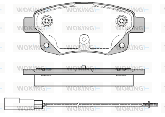 Тормозные колодки дисковые BOSCH арт. P1352301