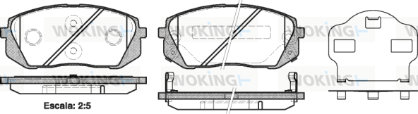 Тормозные колодки передние дисковые TEXTAR арт. P12023.02