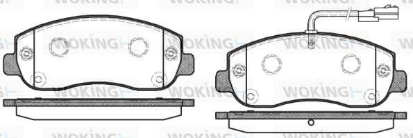 Тормозные колодки дисковые BOSCH арт. P15493.01