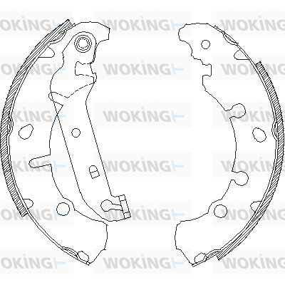 Гальмівні колодки барабанні BREMBO арт. Z4137.00