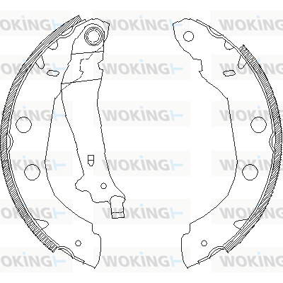 Комплект тормозных колодок BOSCH арт. Z4415.00