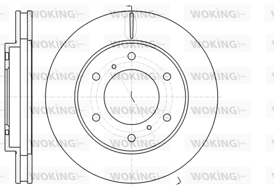 Тормозной диск ROADHOUSE арт. D61118.10