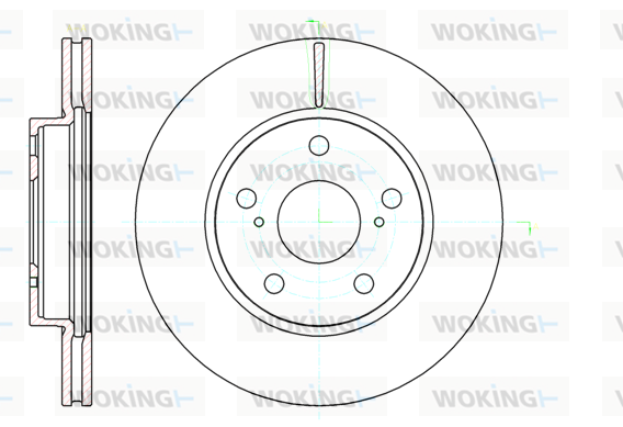 Тормозной диск  арт. D61122.10