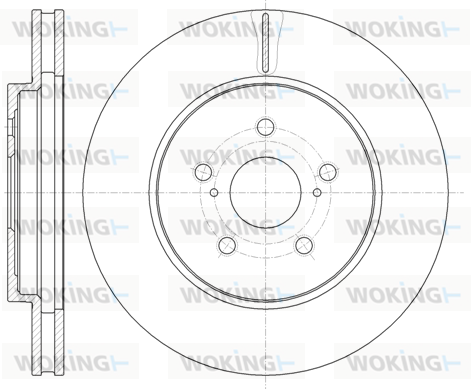 Тормозной диск KAVO PARTS арт. D61136.10