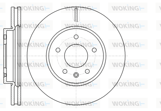 Тормозной диск FERODO арт. D6118310