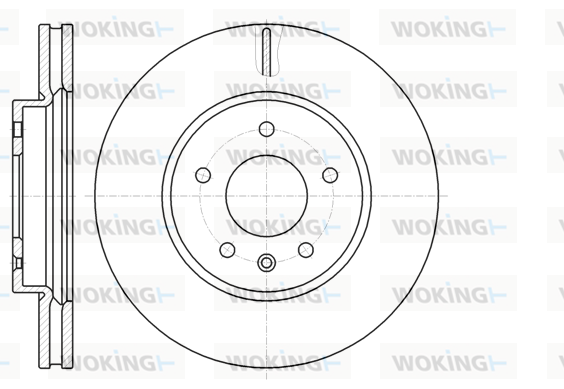 Тормозной диск BREMBO арт. D6118310