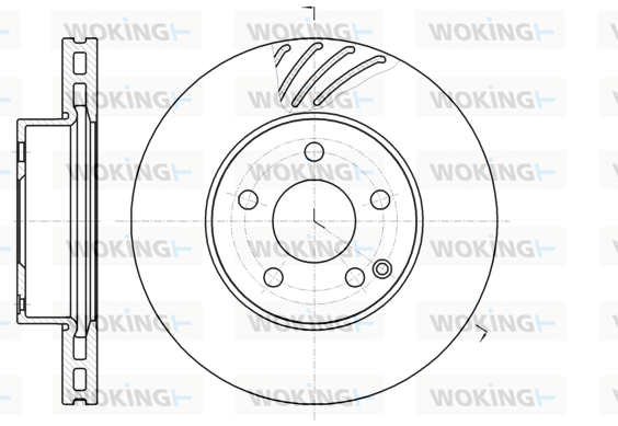 Тормозной диск ROADHOUSE арт. D6118410