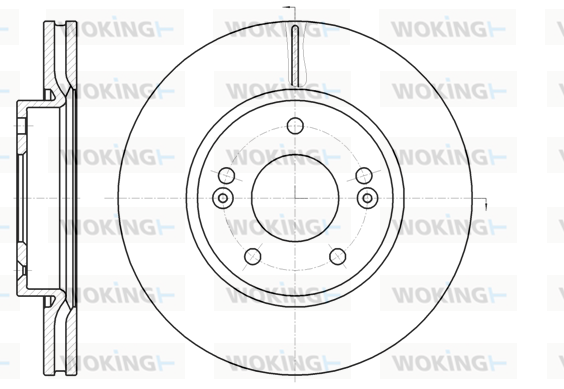 Тормозной диск ROADHOUSE арт. D61208.10