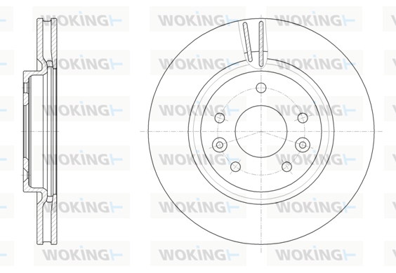 Тормозной диск TEXTAR арт. D6158110