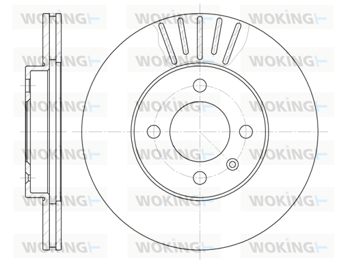 Тормозной диск ROADHOUSE арт. D6175.10