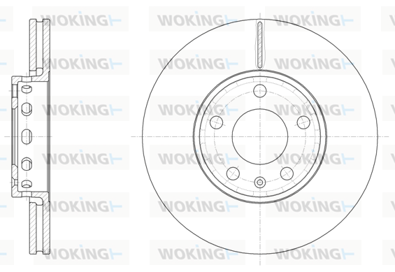 Тормозной диск LPR арт. D6328.10
