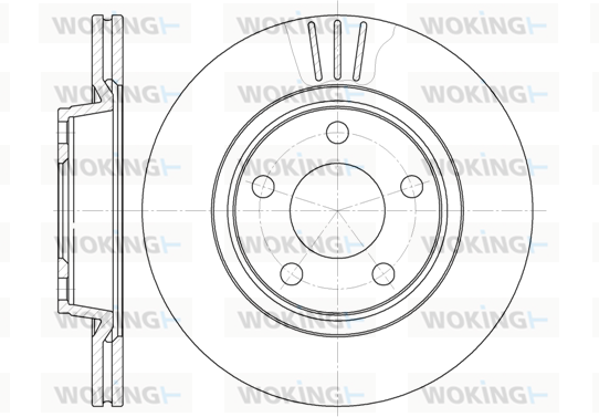 Тормозной диск FEBI BILSTEIN арт. D6548.10