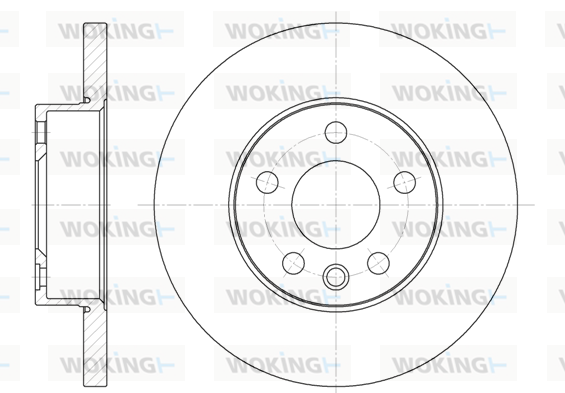 Тормозной диск BREMBO арт. D6550.00