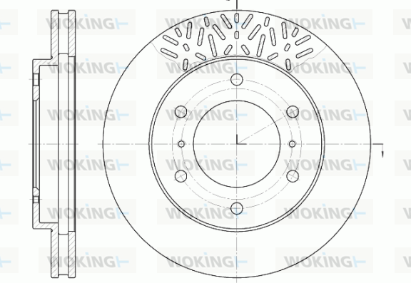 Тормозной диск KAVO PARTS арт. D6639.10