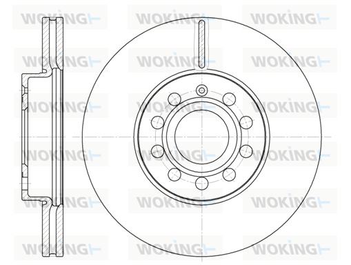 Тормозной диск FEBI BILSTEIN арт. D6648.10