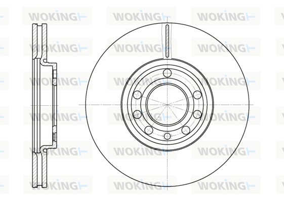 Тормозной диск REMSA арт. D6689.10