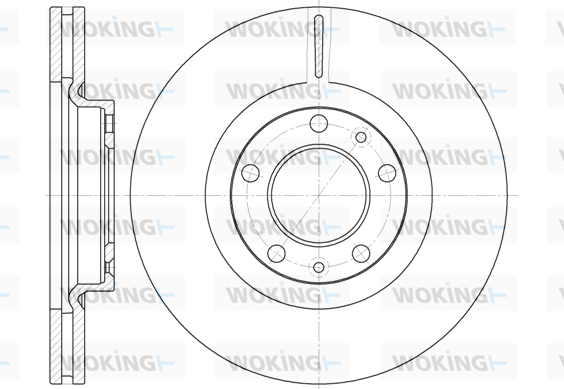 Тормозной диск BLUE PRINT арт. D669310