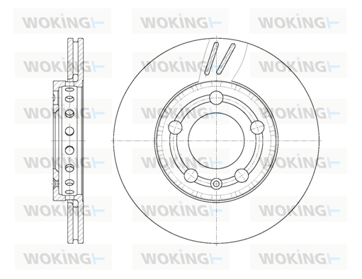 Тормозной диск FERODO арт. D6709.10