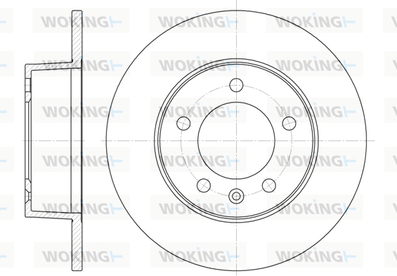Гальмівні диски BOSCH арт. D6735.00