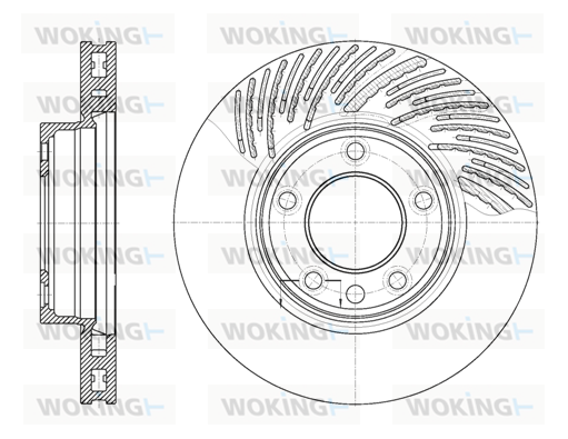 Тормозной диск FEBI BILSTEIN арт. D6773.11