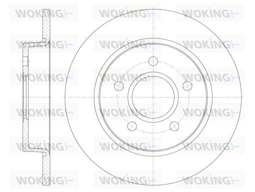 Тормозной диск BOSCH арт. D6846.00