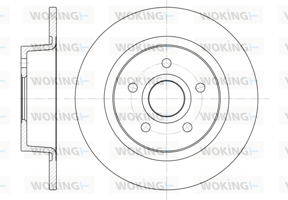 Тормозной диск FEBI BILSTEIN арт. D6863.00