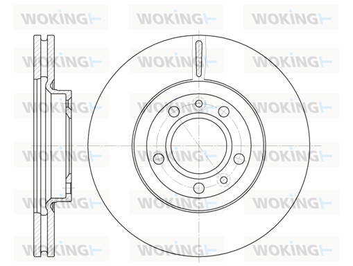 Тормозной диск CIFAM арт. D6869.10