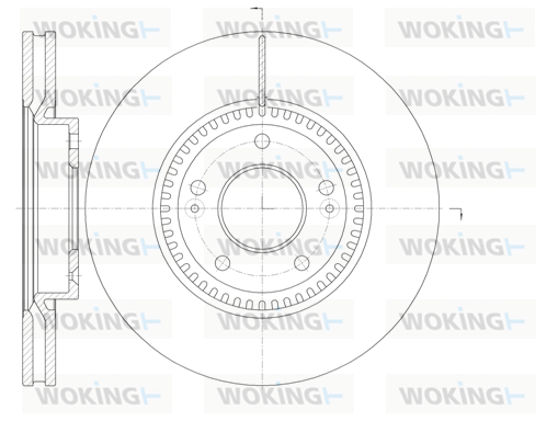 Тормозной диск KAVO PARTS арт. D6988.10