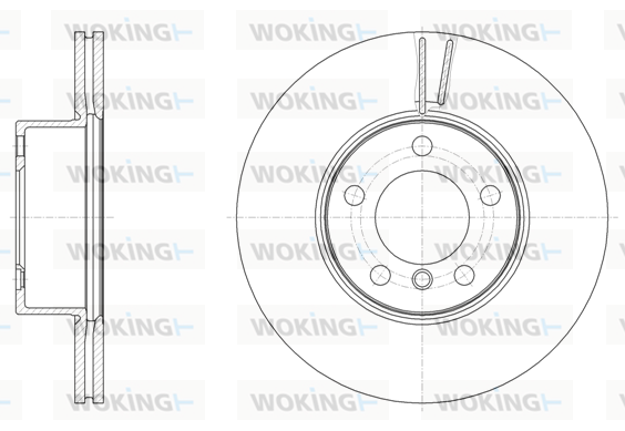 Тормозной диск FERODO арт. D6149610