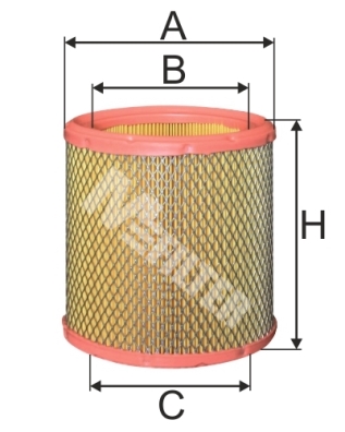 A 393 Фільтр повітряний PURFLUX арт. A 393