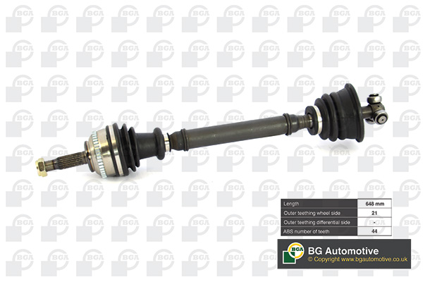 Полуось MEYLE арт. DS7302LA