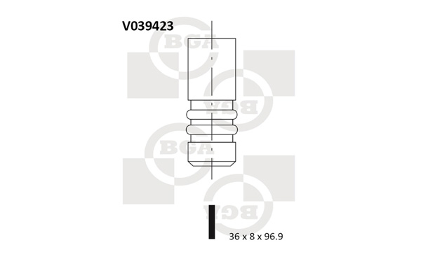 Впускной клапан AE арт. V039423
