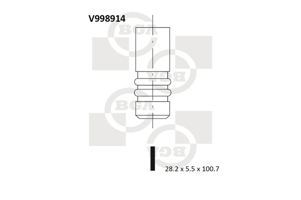 Впускной клапан AE арт. V998914